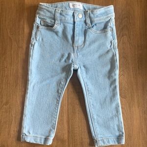 Janie and Jack jeans. Light color.